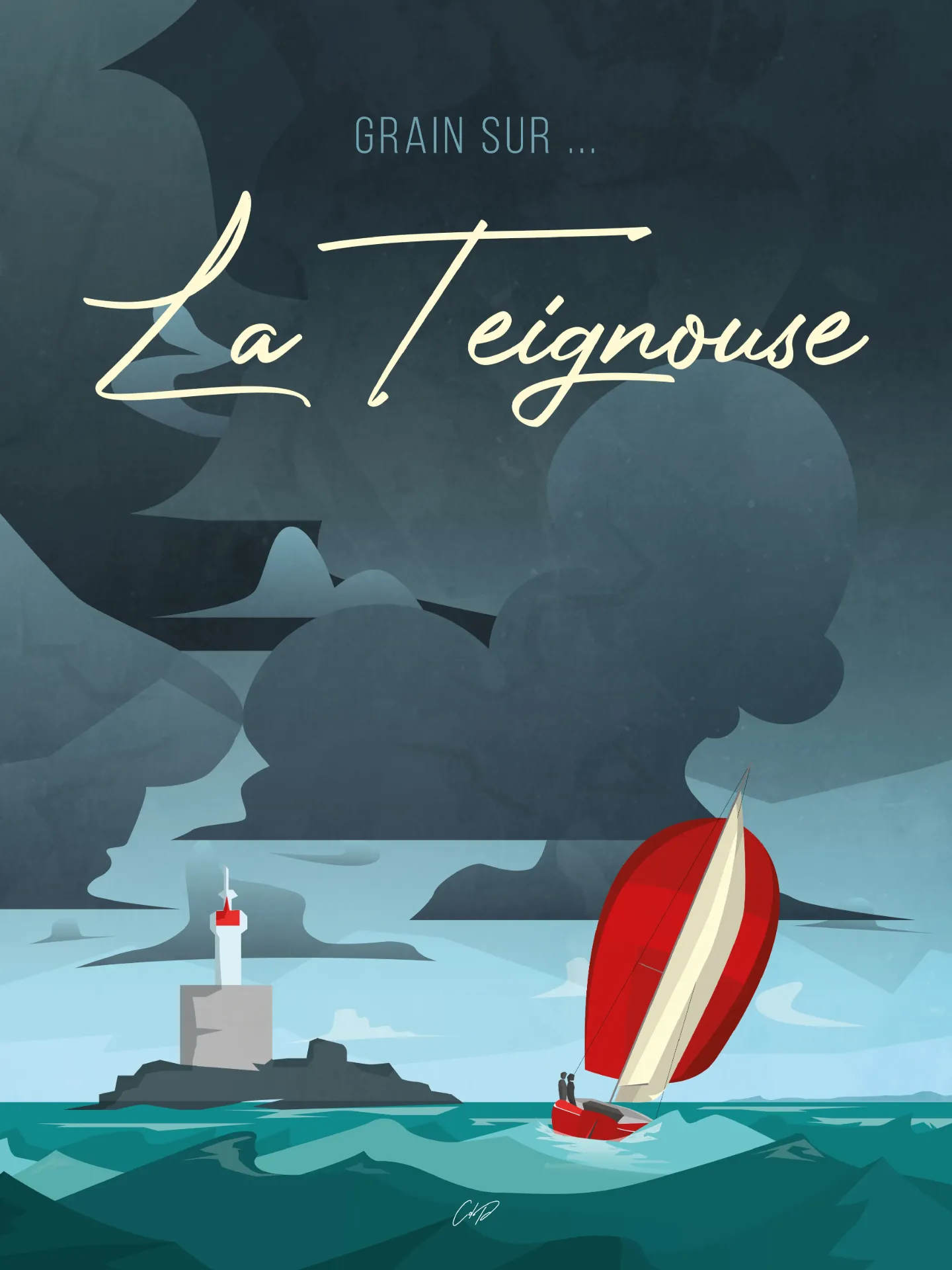 [POS34005] Grain sur la Teignouse