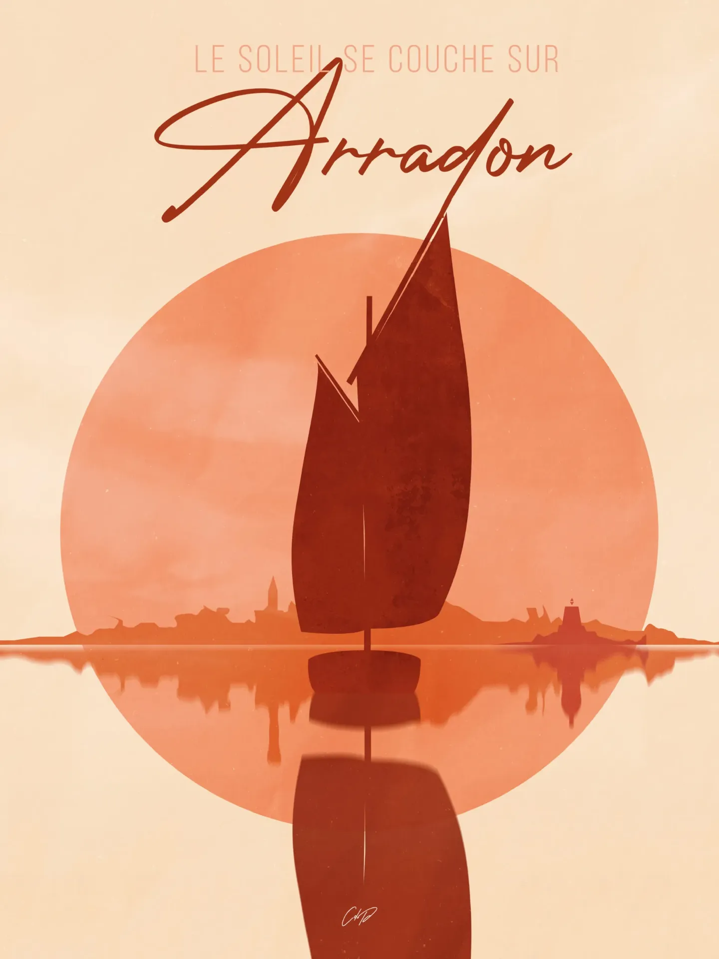 [POS34001] Le soleil se couche sur Arradon